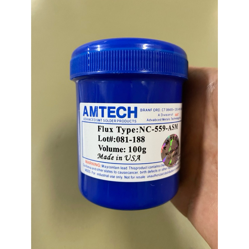 ฟลักซ์เหลว amtech วางไอซี ซีพียู อิเล็กทรอนิกส์ ช่างซ่อมมือถือนิยมใช้งาน