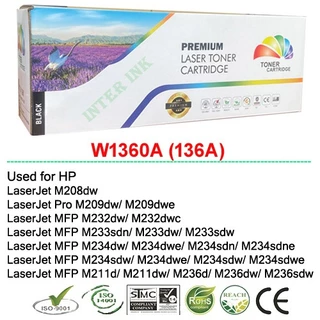 หมึกพิมพ์ W1360A (136A) สีดำ Full Color