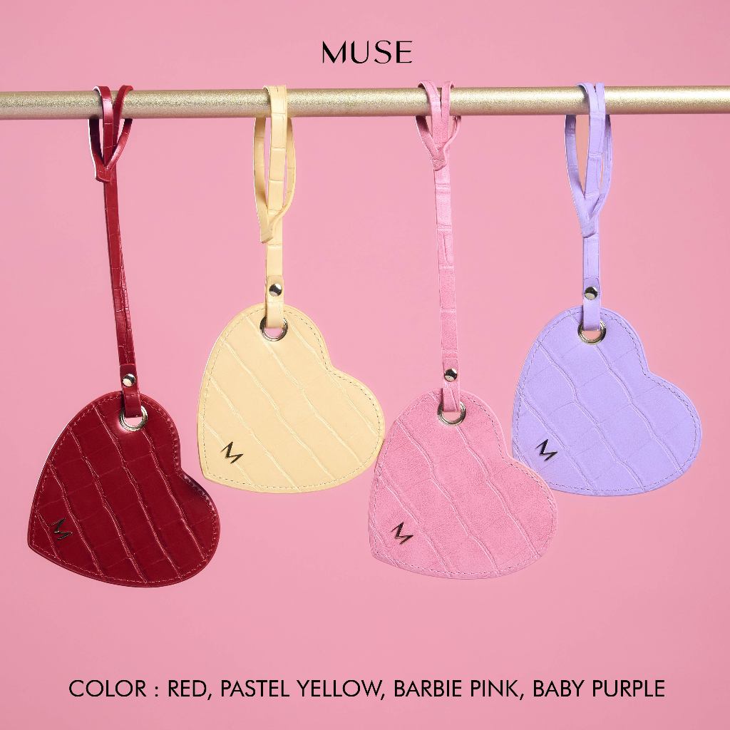 MUSE - Heart Mirror Bag Charm