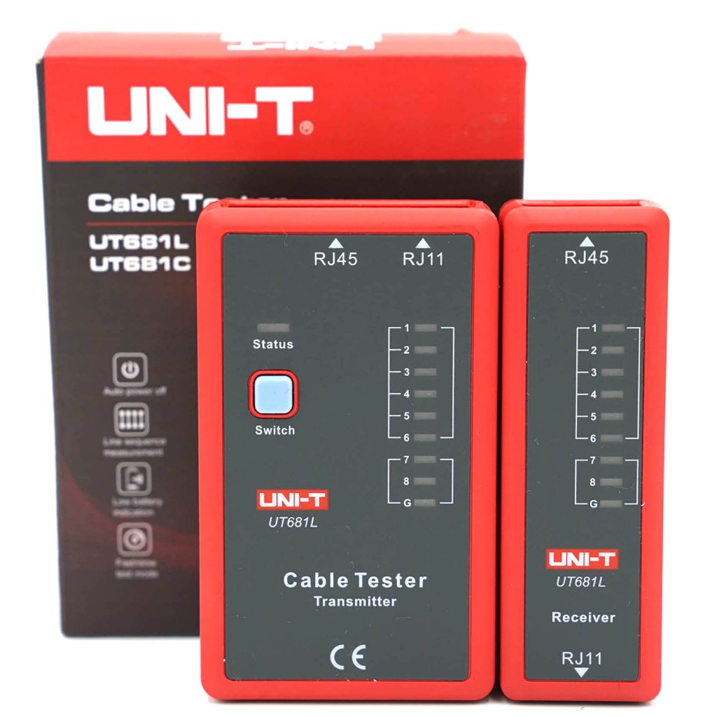 เครื่องทดสอบสาย LAN (UT681L) UNI-T