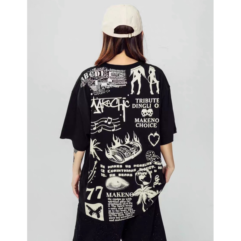 พร้อมส่ง] Spenzer.street | Tribute🖤โอเวอร์ไซส์ เสื้อผ้าสตรีท เนื้อผ้าดี ทันกระแส unisex 2024 ขายดี