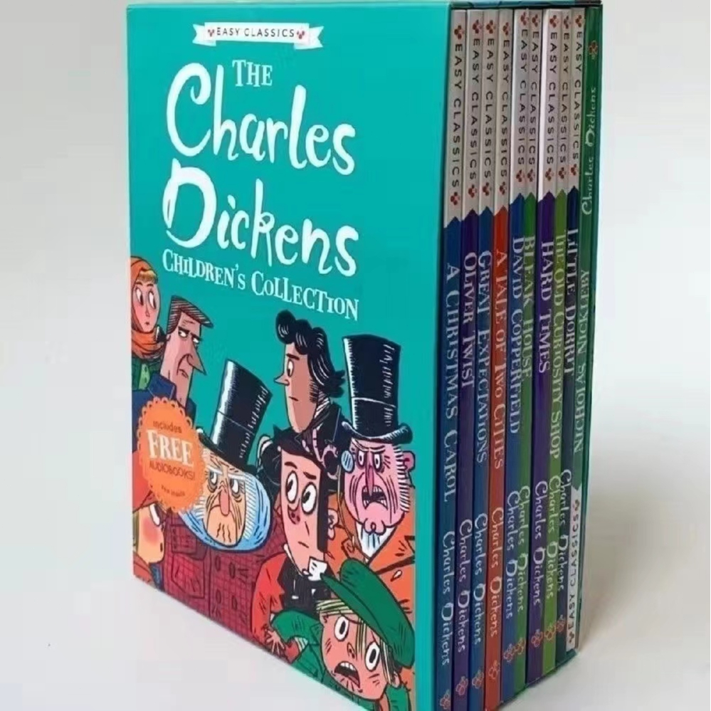 10 หนังสือ นิยายคลาสสิคThe Charles Dickens Children's Collection Classics Story Book Bedtime Reading Storybook Novel Fic