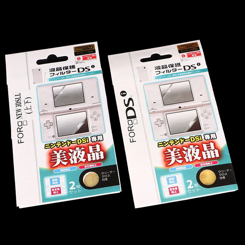 กันรอย ฟิมส์กันรอย ฟิล์มกันรอยหน้าจอ LCD HD สําหรับ New 3DS 3DSXL NDS Lite NDSL DSi NDSI XL LL