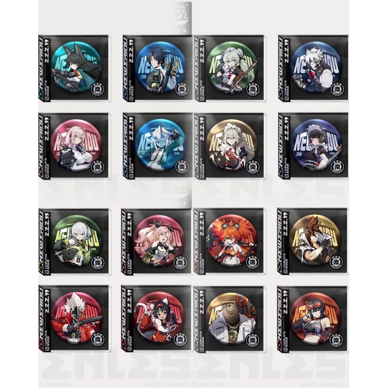 [พรีรอ20-30วัน] Official แท้ รวม เข็มกลัด75 ZZZ Zenless Zone Zero Mihoyo