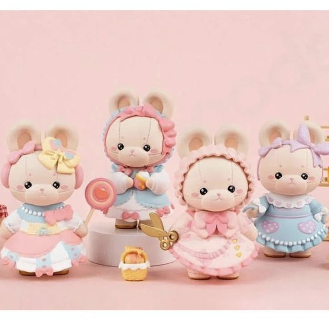 สินค้าพร้อมส่ง Mokiya Cute Rabbit Garden Series ใหม่ ไม่แกะ