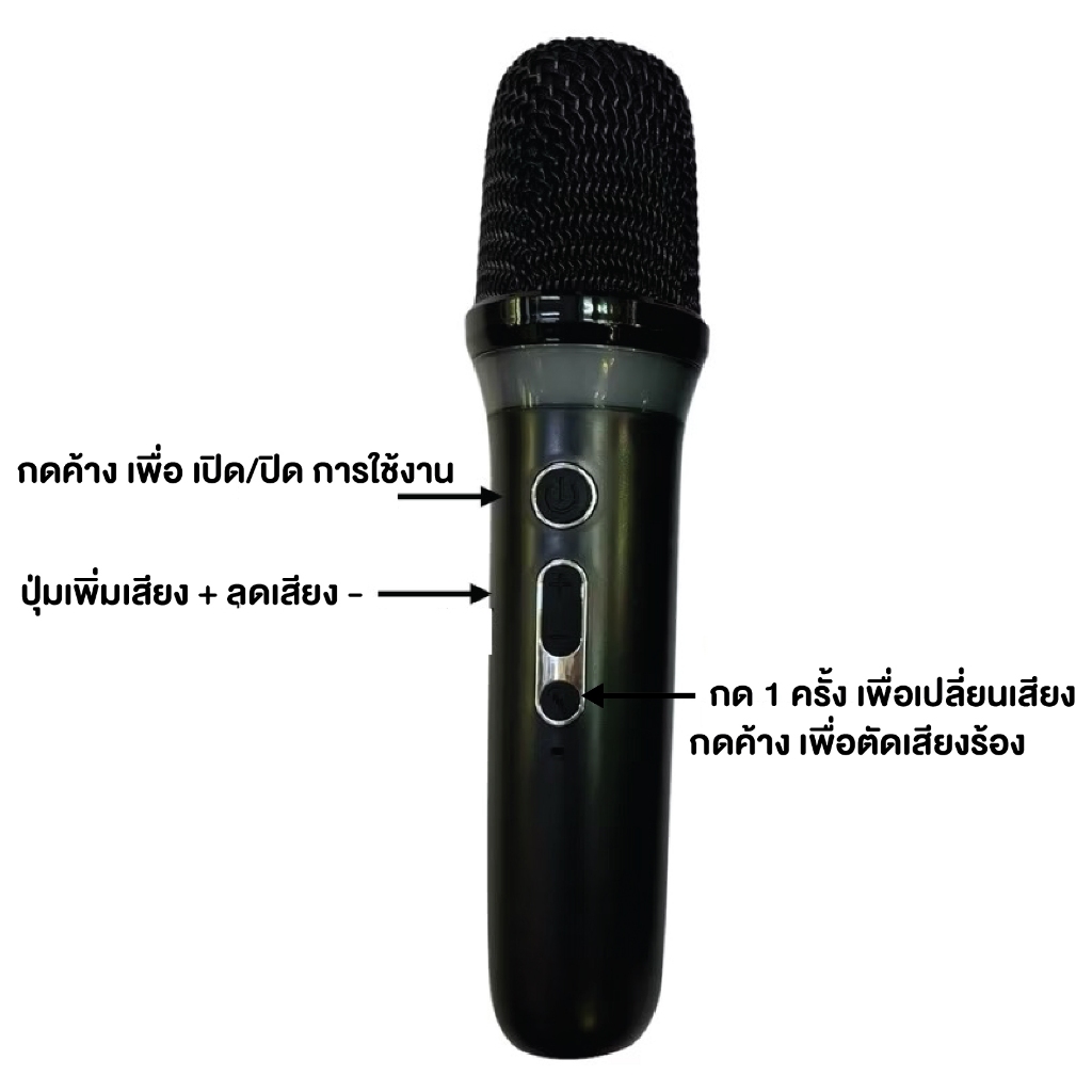 ลำโพงบลูทูธ INAOO ไร้สาย K-56 Speaker แบบพกพา พร้อมไมค์ไร้สาย มีฟังชั่นตัดเสียงร้องได้ (ประกัน 1ปี)