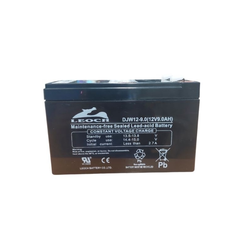 DJW12-9.0 (12V 9.0AH) LEOCH แบต แห้ง สำรองไฟ BATTERY UPS EATON APC CLEANLINE SYNDOME PM...