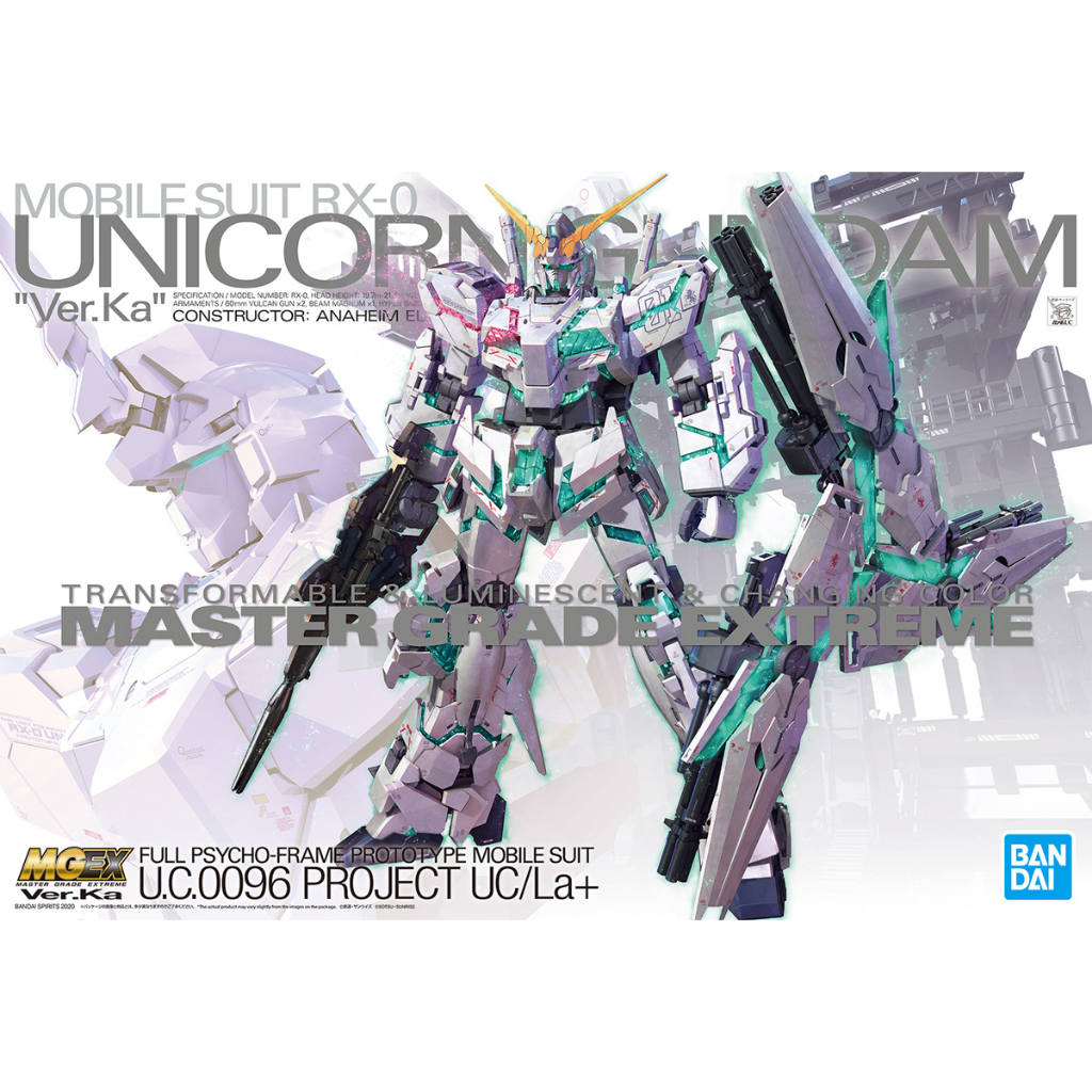 [พร้อมส่ง] MGEX 1/100 RX-0 Unicorn Gundam Ver.Ka BANDAI UNICORN SERIE