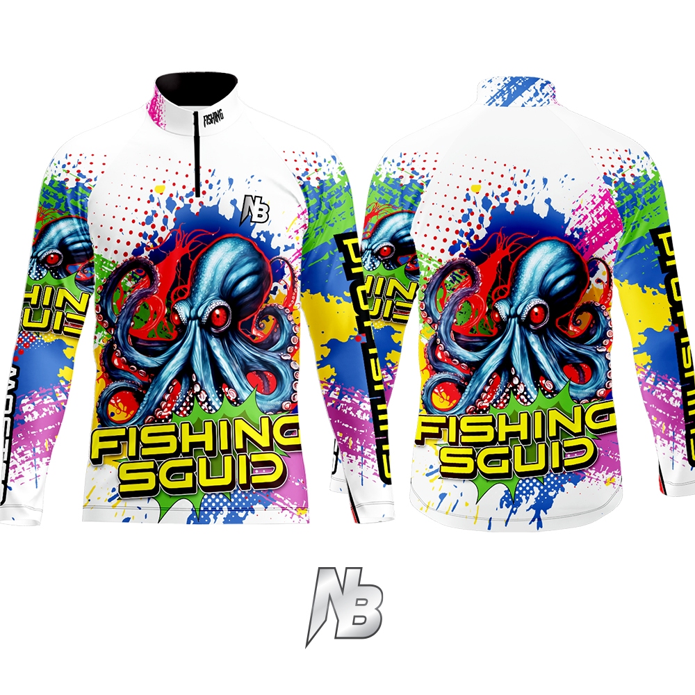 เสื้อตกปลา,ปั่นจักรยาน Set สี 40 FISHING SGUID มีให้เลือก 4 สี (สินค้าพร้อมจัดส่ง) ป้องกันแสง UV