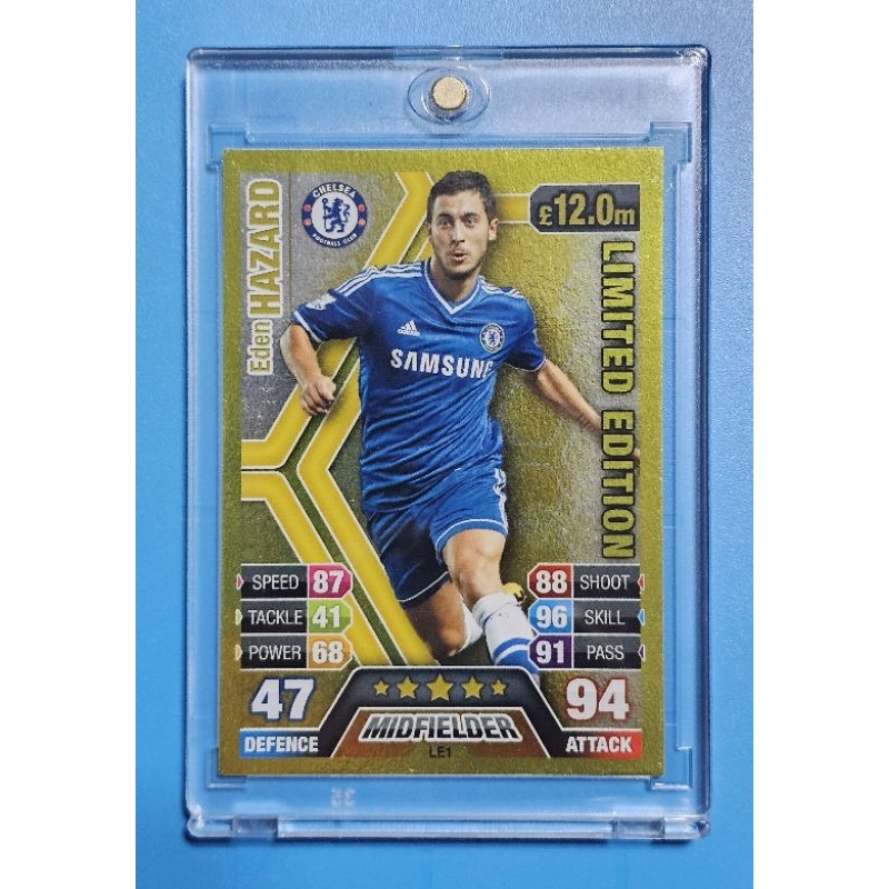 Topps:ท็อปส์-การ์ด Limited Edition ของ Eden Hazard (Chelsea)