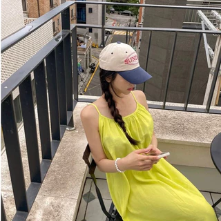 หมวกแก๊ปเบสบอลปัก SUNDAYS มี 3 สี ผ้าฝ้าย100% สไตล์เกาหลี