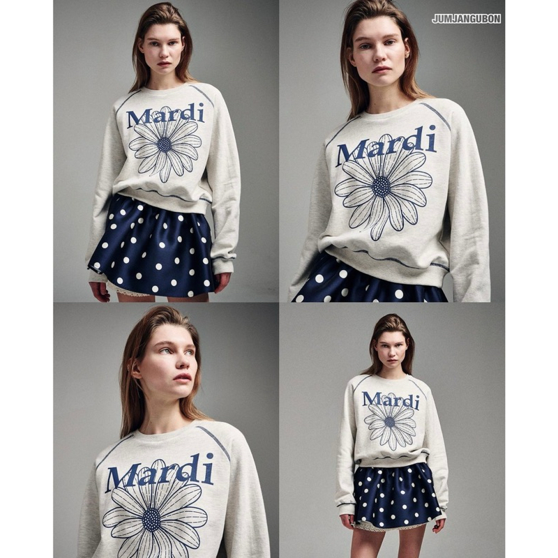 (พร้อมส่ง)MARDI MERCREDI Mardi Flower ของแท้ 💯