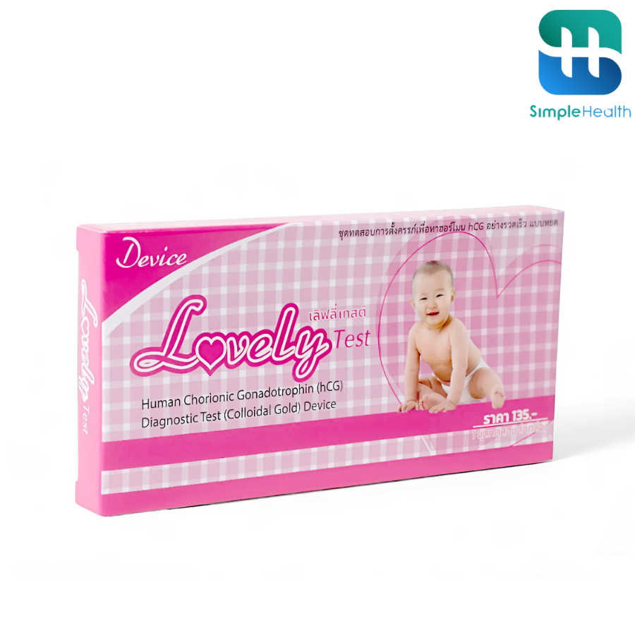 Simple Healthcare ที่ตรวจครรภ์แบบหยด Preg Test ผลลัพธ์ 99% แสดงผลภายใน 5นาที ได้รับมาตรฐานสากล