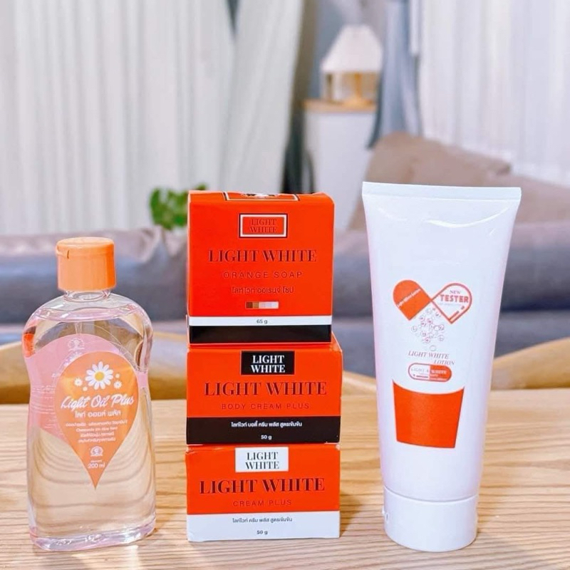 ไลท์ไวท์ ครีม เลิฟลี่ ครีม แถม สบู่ Light White สกินแคร์