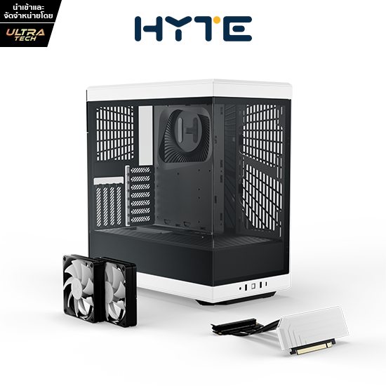 HYTE Y40 BLACK/WHITE (COMPUTER CASE / เคสคอมพิวเตอร์)