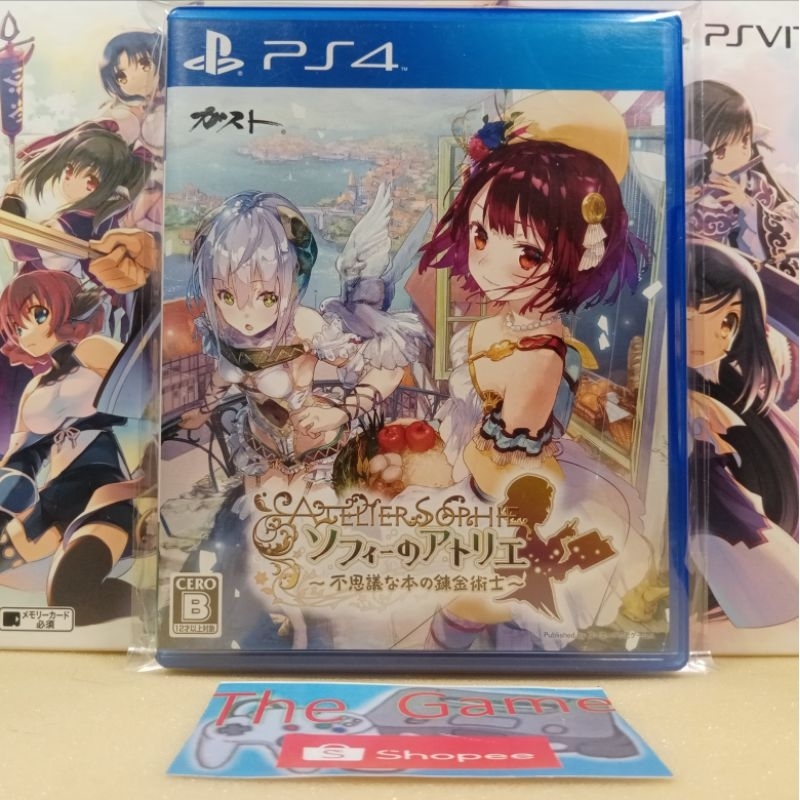 (PS4)​ เเผ่น​เกมส์​ PS4​ -​ PS5​ 📌สนุก​น่ารัก​📌 PS4 Sophie no Atelier Fushigi na Hon no Renkinjutsus