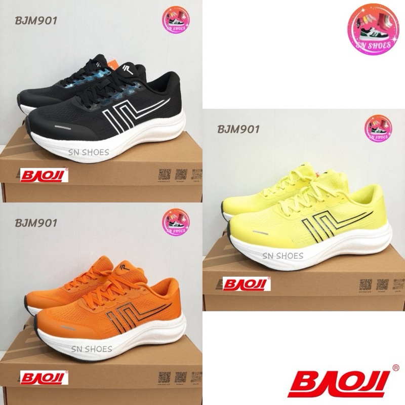 รองเท้าผ้าใบBAOJI เเท้100% BJM 901 รองเท้าผ้าใบผู้ชาย ไซร้ 41-45