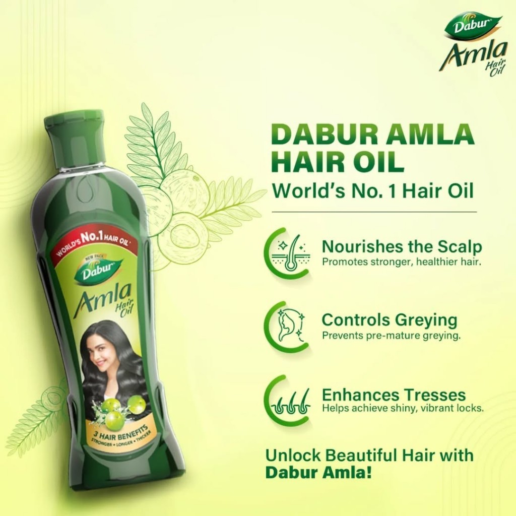 Dabur Amla Hair Oil 136(น้ำมันหมักผม). ราคา ถูกที่สุด ดีลบีเคเค แกลเลอรีภาพที่ 3