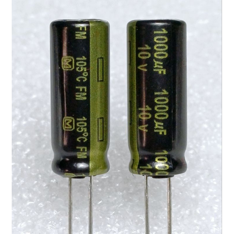 Panasonic FM 1000uf 10v capacitor ตัวเก็บประจุ คาปาซิเตอร์