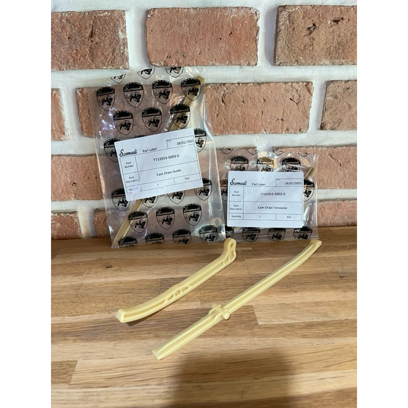 รางดันโซ่ราวลิ้นแท้ Scomadi สำหรับรุ่น TL125 และ TT125i