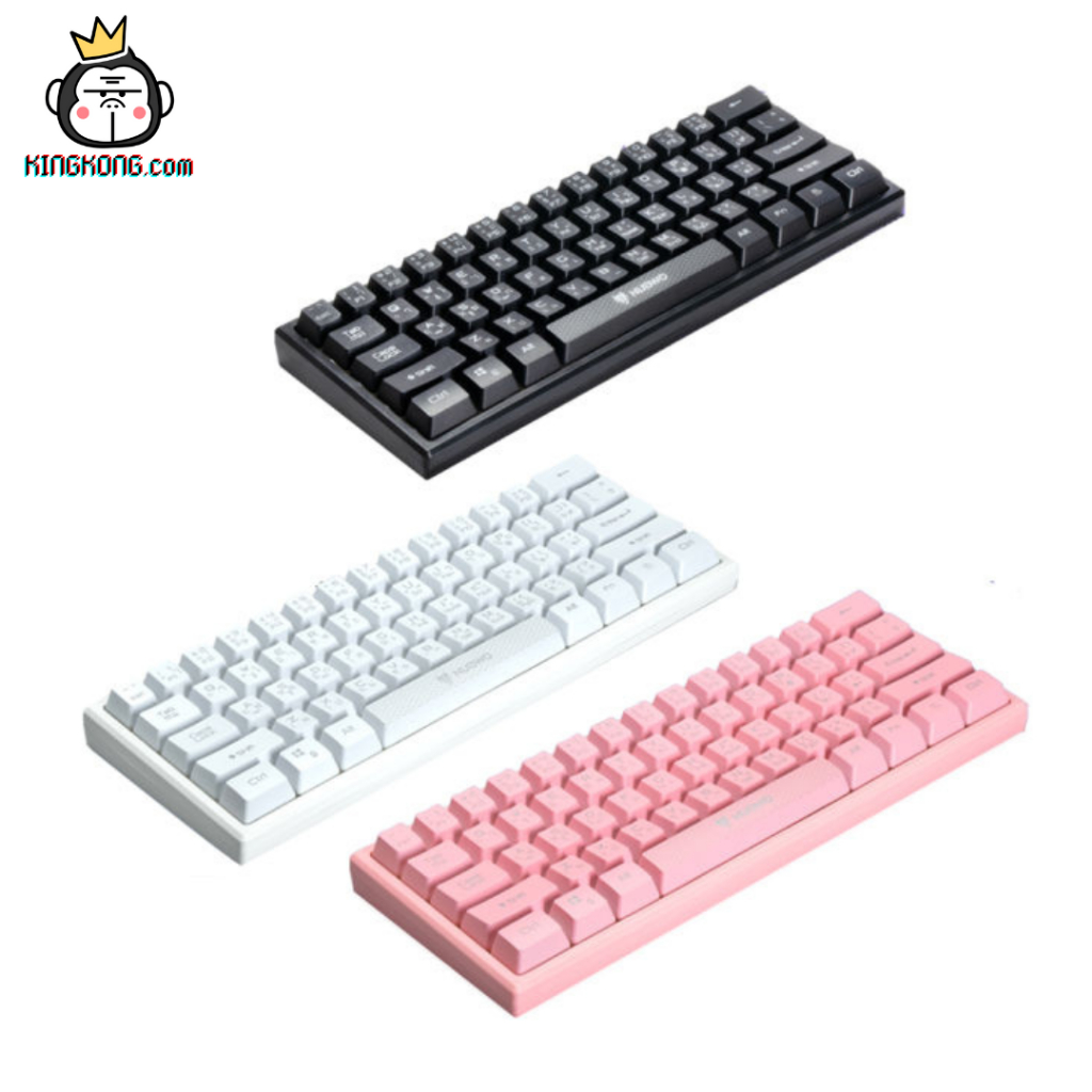 KEYBOARD (คีย์บอร์ด) NUBWO NK-38 WIZARDY MINI KEYBOARD (BLACK)