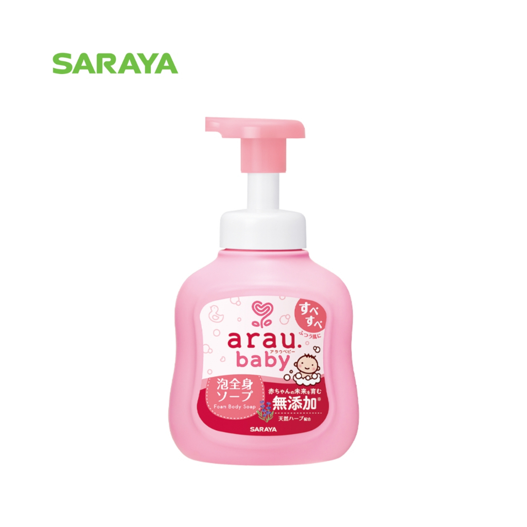 อะราอุ.เบบี้ สบู่โฟมอาบน้ำและสระผมเด็ก (ขวด) : arau.baby Foam Body Soap (Bottle) 450 ml.