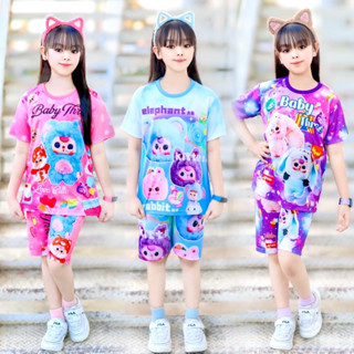 ชุดเด็กลายเบบี้ทรี Baby Three เสื้อ+กางเกง 1-12ขวบ สีสันสดใส