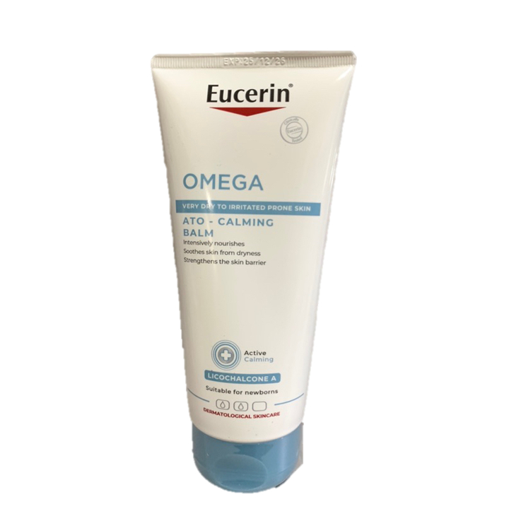 Eucerin Omega BALM Light Texture 200ml. ยูเซอรีน โอเมก้า บาล์มบำรุงผิว เนื้อบางเบา เหมาะสำหรับผู้มีปัญหาผิวแห้งแดงคัน ราคา ถูกที่สุด ดีลบีเคเค แกลเลอรีภาพที่ 4
