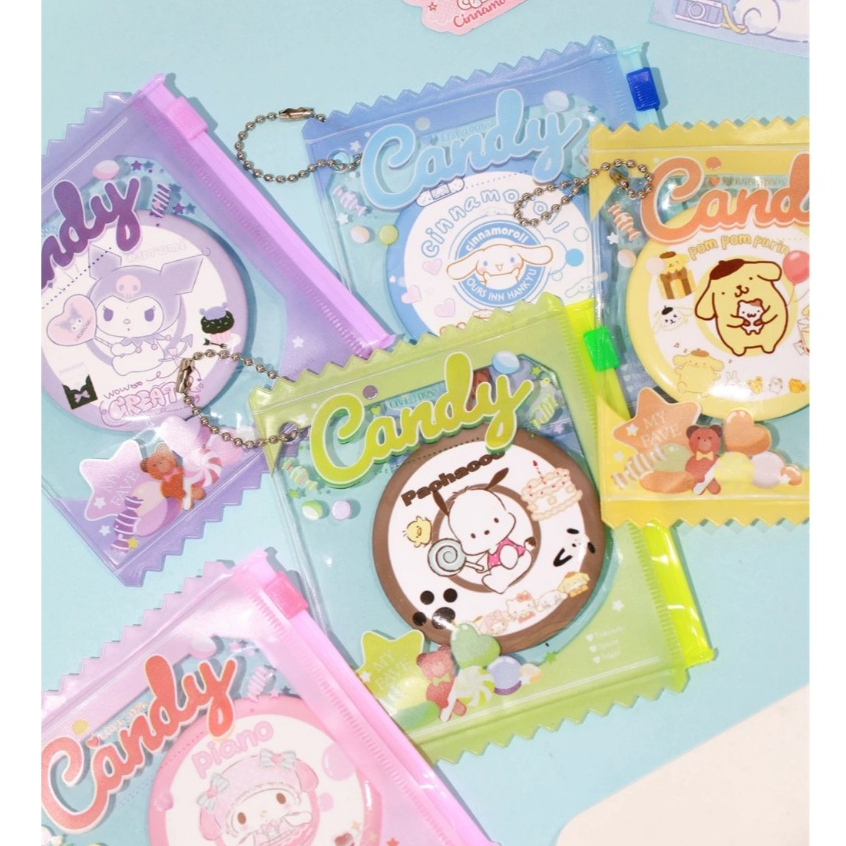 [พร้อมส่งในไทย🇹🇭] ซองใสพวงกุญแจ PVC สำหรับ ใส่ Arttoy บีน/เข็มกลัด✨