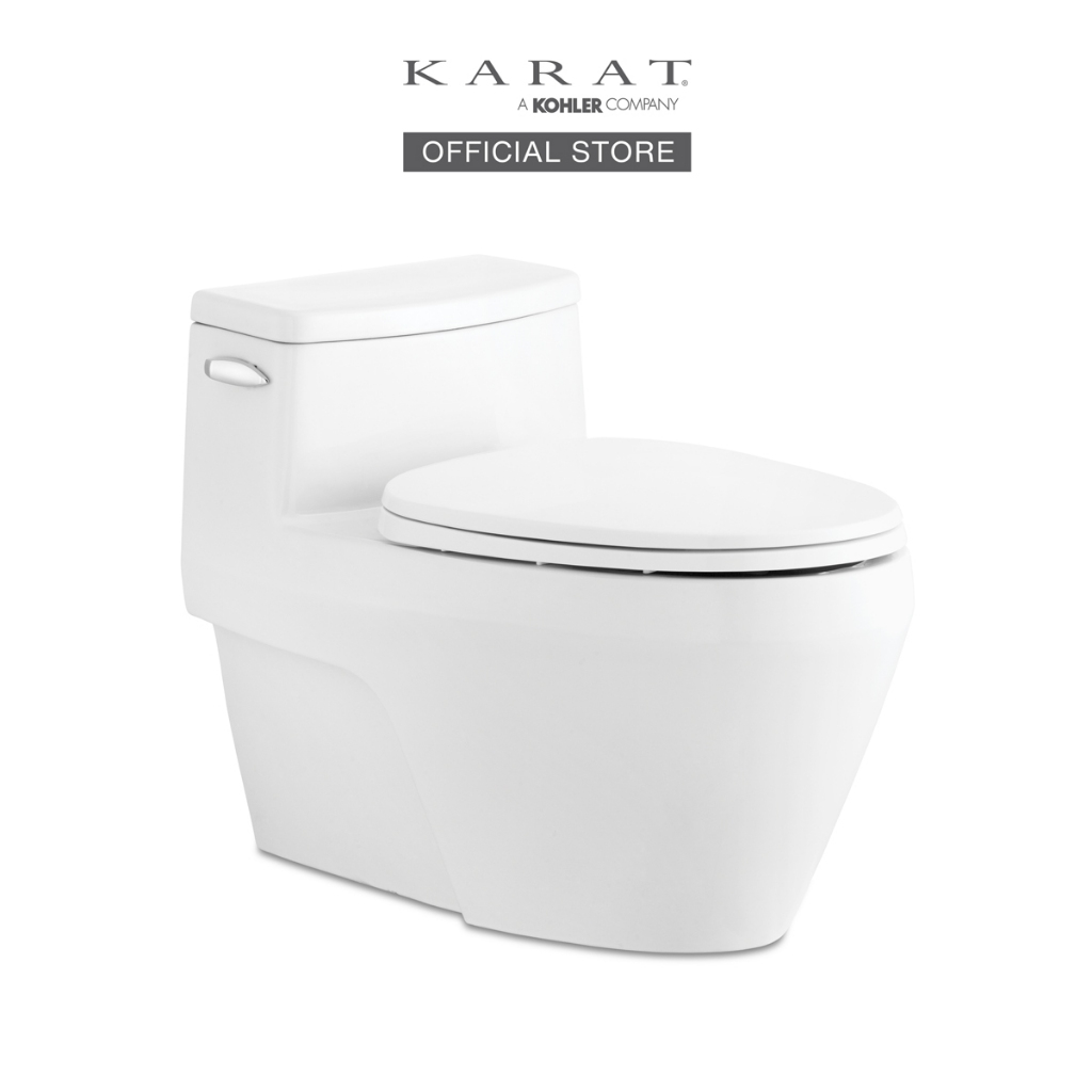 KARAT (จัดส่ง 5-7 วัน) Jubilee II One-Piece toilet สุขภัณฑ์ชิ้นเดียวรุ่น จูบิลี่ ทู K-26065X-S-WK