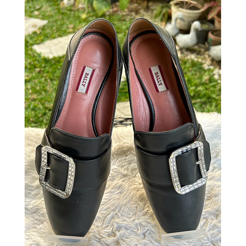 Bally Leather ballet flats เยียบส้นได้ Sz.39 รองเท้ามือสองแบรนด์แท้