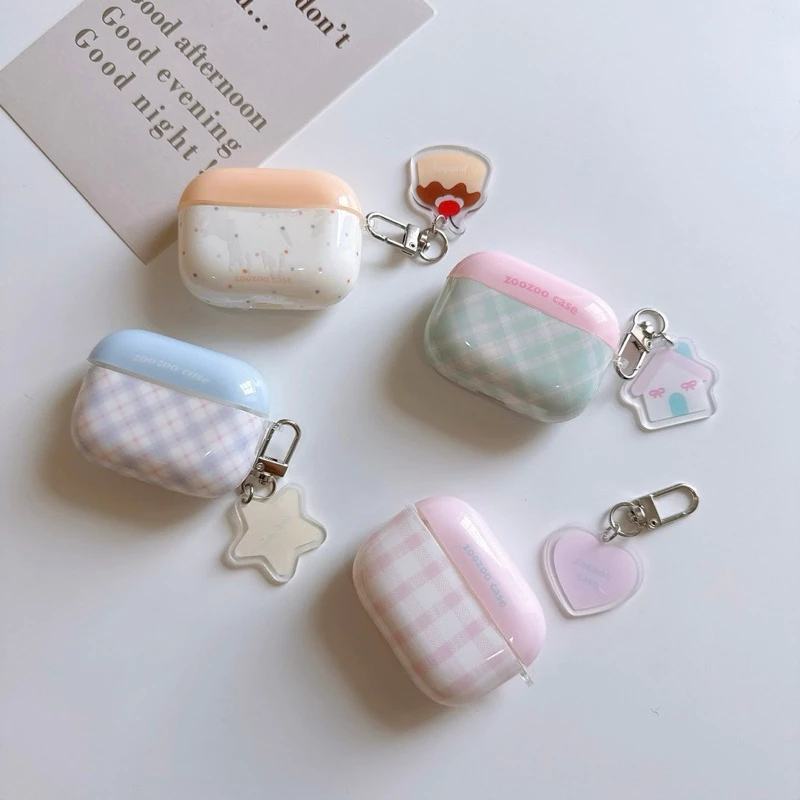 (ส่งจากไทย) เคสแอร์พอด หูฟัง Apple AirPods PRO ลายเคสแอร์พอตหวาน+ที่ห้อย POD- 1508
