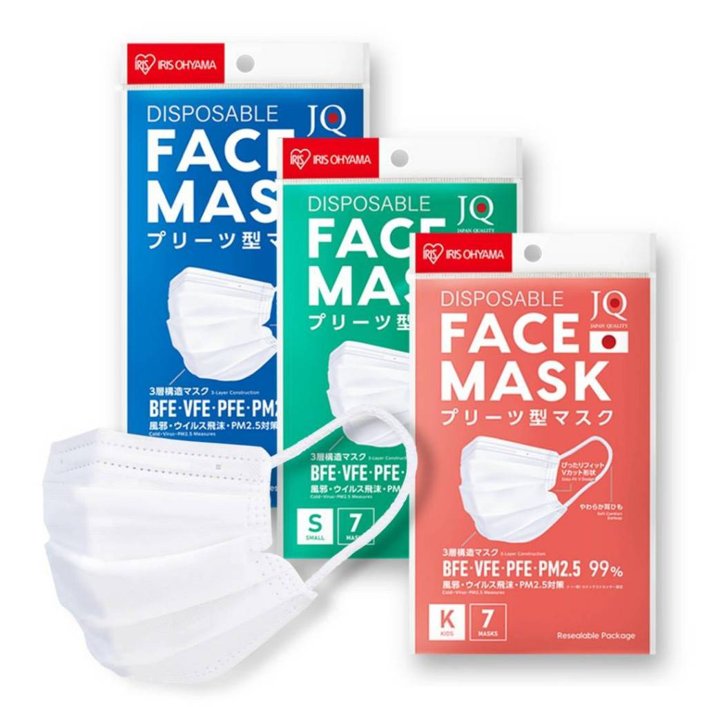 แมสไอริส IRIS Ohyama V-Fit 3Dและอื่นๆแบบซอง 7 ชิ้น