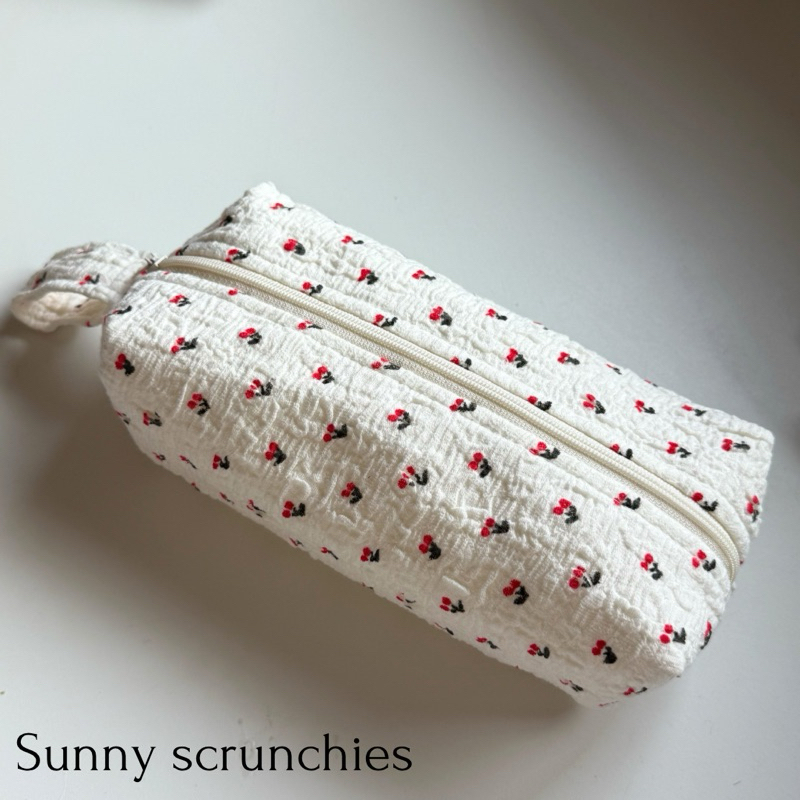 กระเป๋าดินสอ กระเป๋าเครื่องสำอางค์  sunny bag มีซับใน