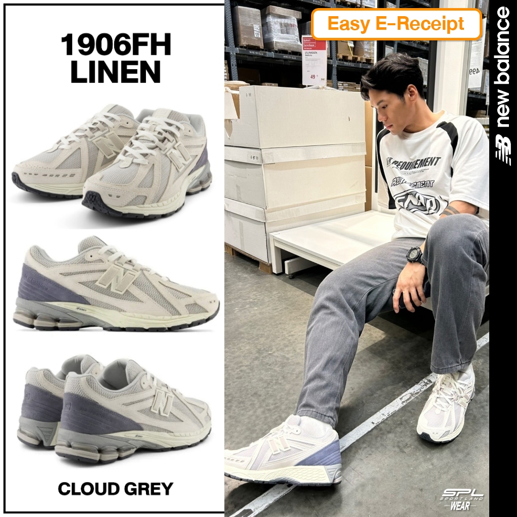 New Balance นิวบาลานซ์ รองเท้าผ้าใบ รองเท้าลำลอง NB ND M 1906 Linen M1906FH (6500)
