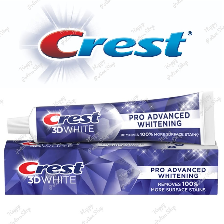 😁 ยาสีฟันฟันขาวรุ่นท้อป 💎 Crest 3D Pro Advanced Whitening 💎ไซส์ใหญ่ 147 กรัม 🇺🇸 ยาสีฟันเพื่อฟันขาวยอดนิยมจากอเมริกา