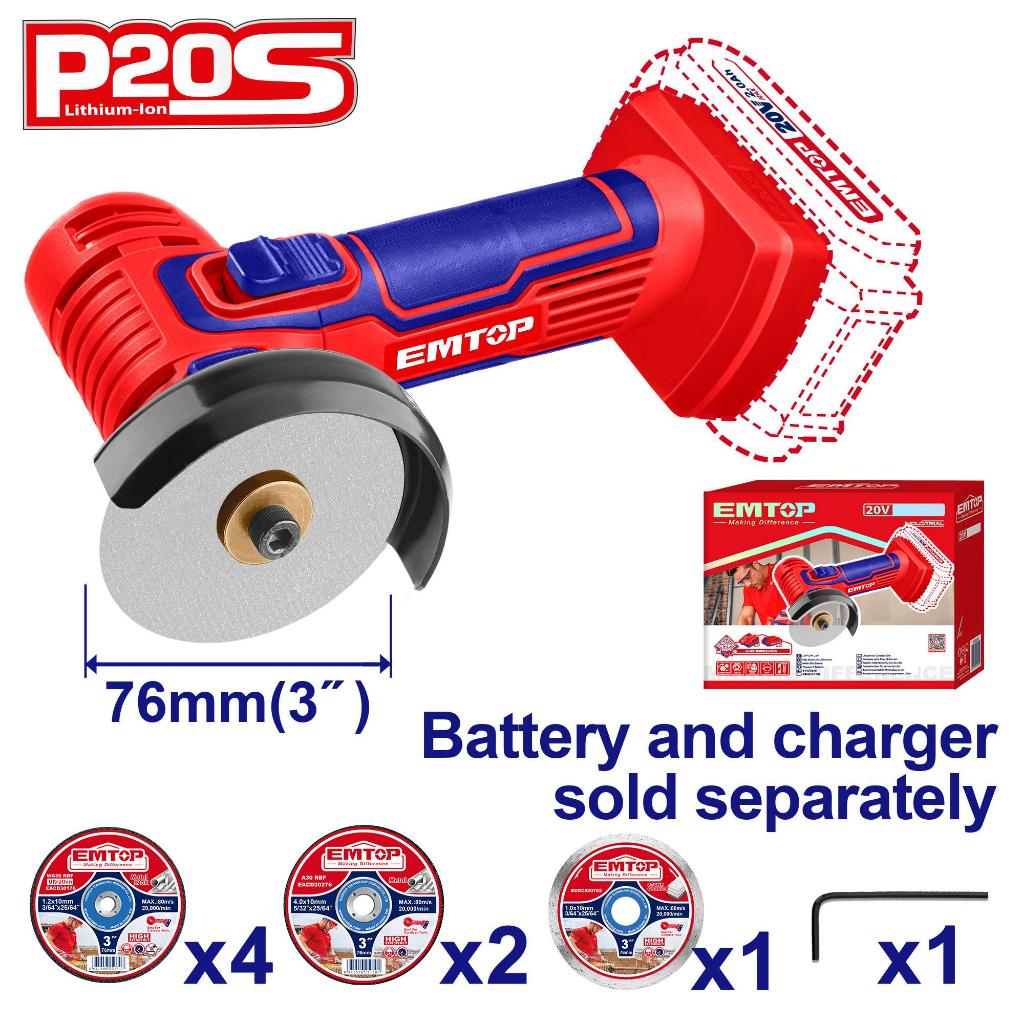 Emtop เจียรไร้สาย รุ่น ELAG7601