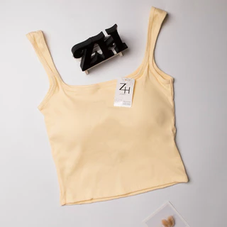ZH.6760 สายเดี่ยวผ้าร่องฟองน้ำในตัวงานอย่างดี(7สีพร้องส่ง)เสื้อกล้ามผู้หญิงฟรีไซส์