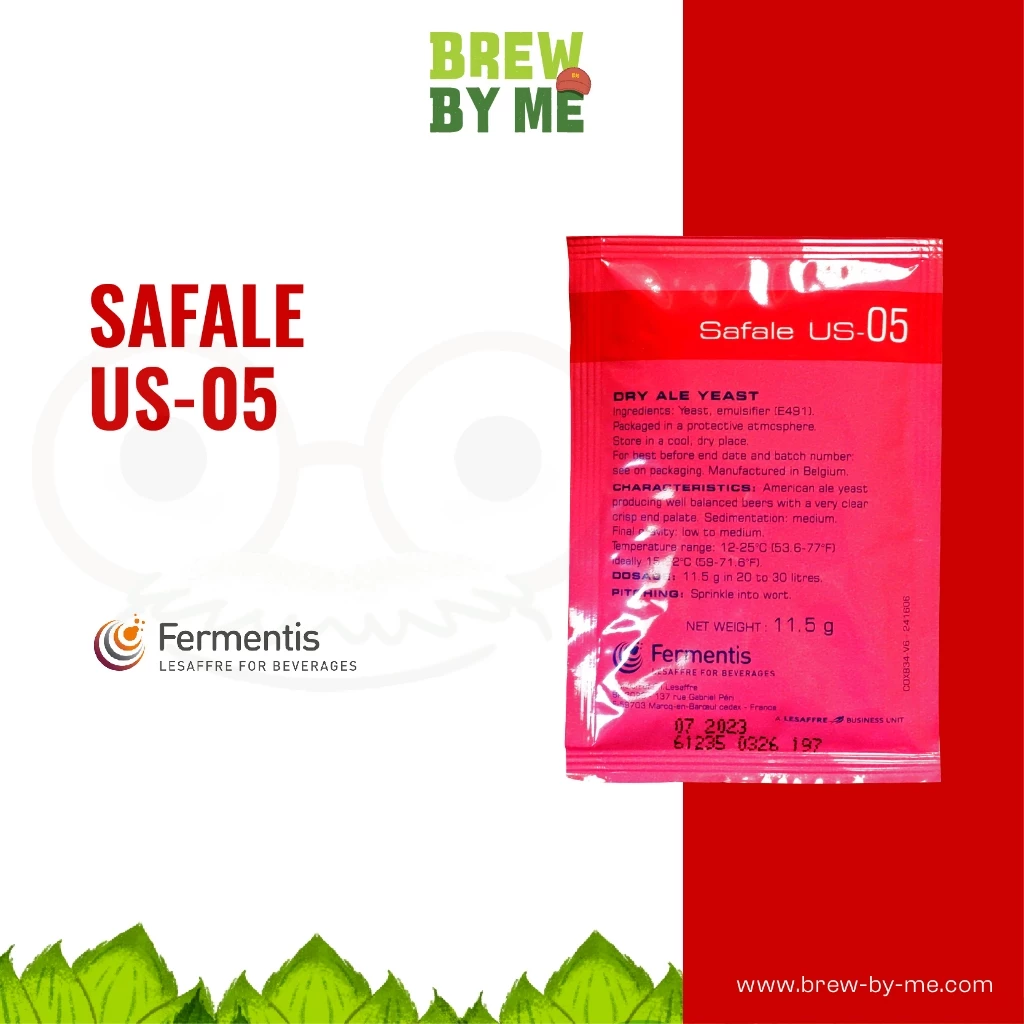 ยีสต์หมักเบียร์ Fermentis SafAle US-05 #homebrew