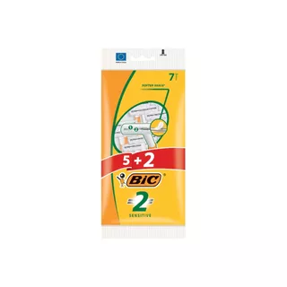 BIC2 P5+2 มีดโกนบิค 2 ใบมีด POUCH 5+2