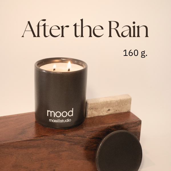 เทียนหอมไขถั่วเหลือง กลิ่น after the rain natural soy wax scented candle กลิ่นหลังฝนตก