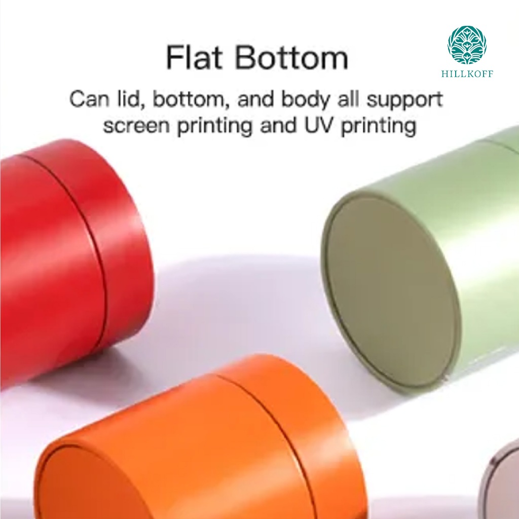 Hillkoff : Airtight Tin Canister 66 and 75 series กระป๋องโลหะ กระป๋อง ทรงกระบอก ใส่ ชา กาแฟ