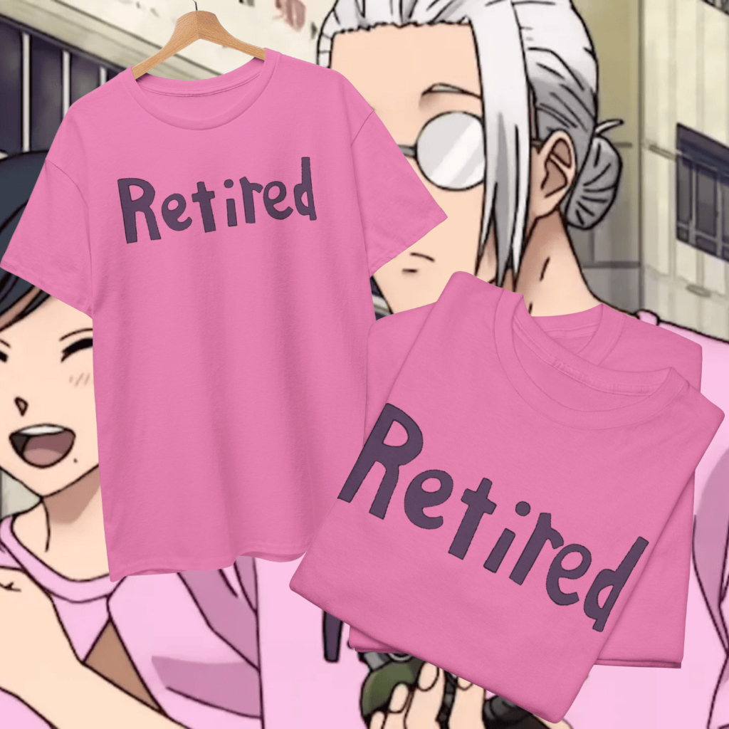เสื้อยืด Retired Sakamoto Days (Cotton 100%) ⚠️ระวังร้านปลอม⚠️