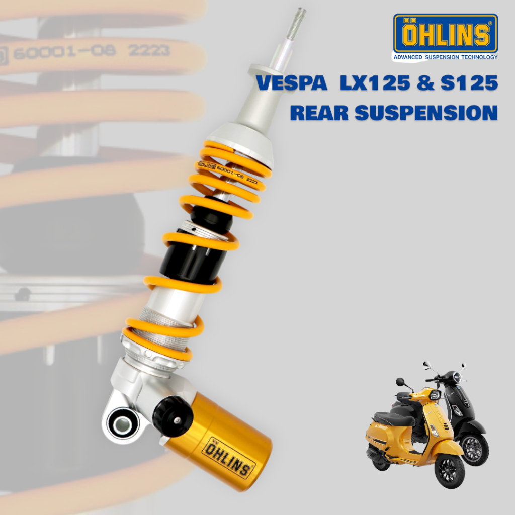 โช๊คอ๊พหน้า Ohlins PI302  สำหรับ Vespa S/LX 125