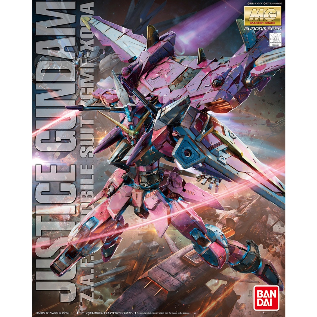 BANDAI MG 1/100 ZGMF-X09A Justice Gundam [D-TOYS GUNDAM] กันดั้ม กันพลา โมเดล แอคชั่นฟิกเกอร์