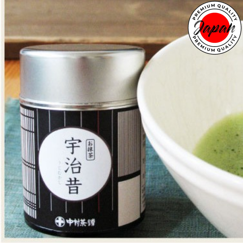 Nakamura Chaho Matcha Uji Mukashi 20g สามารถจากร้านชาที่ยาวนาน 100% ของแท้ส่งตรงจากญี่ปุ่น