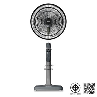 ใหม่ 2025 MITSUBISHI พัดลมตั้งพื้น 18 นิ้ว แบบรีโมทคอนโทรล L…