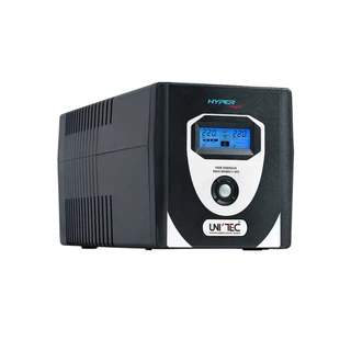 UPS 1200VA/840W HYPERMAX UNITEC เพียวซายน์เวฟ สำหรับคอมประกอบ/PSU80+/ ประกัน 2 ปี มีศูนยบริการ Onsite Service