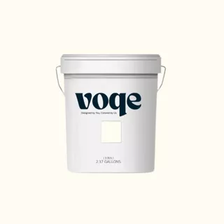 Voqe สีน้ำอะครีลิคแท้100% ขนาด 9 ลิตร เฉดสี ป๊อปคอร์น ทาบ้าน ทาอาคารเกรดพรีเมี่ยม เนื้อสีเยอะ