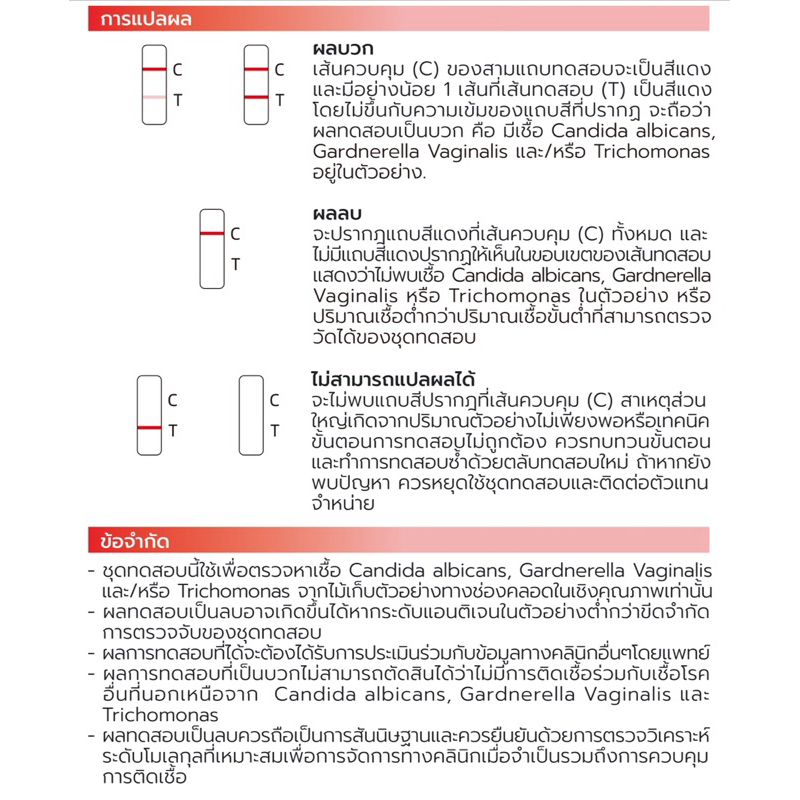 ชุดตรวจตกขาว มีกลิ่น สีเหลือง คัน [ปิดชื่อสินค้าหน้ากล่อง] คันช่องคลอด 3 สายพันธุ์ แบคทีเรีย เชื้อรา และโพรโทซัว Auramed - รูปที่ 5